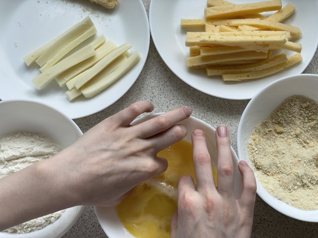 Рецепт сырных палочек
